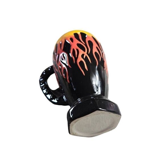 Orange County Choppers 2005 Coffee Mug Beer Stein Flames Orange/Yellow - Picture 3 of 6